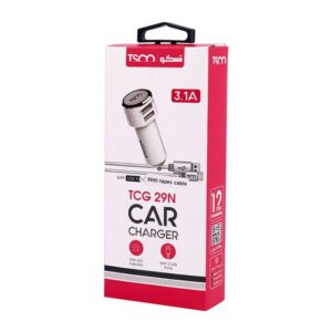 شارژر فندکی تسکو مدل TCG 29N به همراه کابل شارژ Micro USB