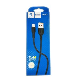 کابل تبدیل USB به USB Type-C دنمن مدل D06T طول 1 متر
