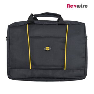 کیف لپ تاپ کت مدل 077 رنگ مشکی و زرد