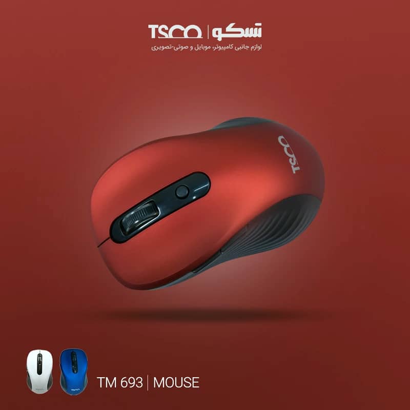 ماوس بی سیم تسکو مدل TM 693