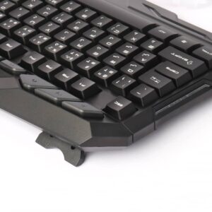 کیبورد و ماوس سیم دار مخصوص بازی وریتی مدل V-KB6126GCW