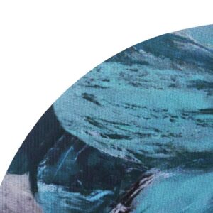 پد ماوس Qihe مدل QH-1 طرح گل سبز (سایز کوچک)