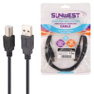 کابل پرینتر 1.5 متری سان وست Sunwest
