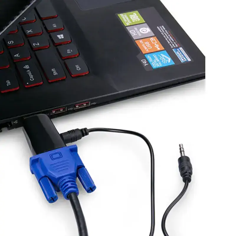تبدیل مستقیم HDMI To VGA با صدا EN-COH1014 ای نت