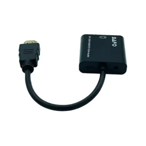مبدل HDMI به VGA بافو به همراه صدا و آداپتور برق